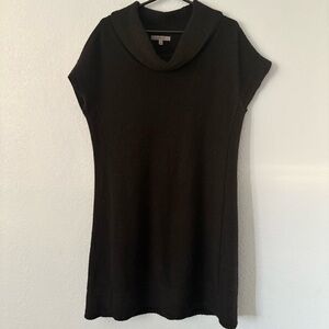 Classiques Entier Sweater Dress Alpaca Blend Cap Sleeve Cowl Neck